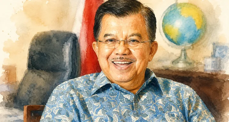 Foto olah digital Jusuf Kalla.