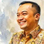Foto olah digital Menteri Sekretaris Negara Prasetyo Hadi.