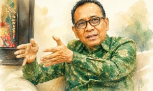 Foto olah digital Menteri Koordinator Bidang Pembangunan Manusia dan Kebudayaan (Menko PMK) Pratikno.