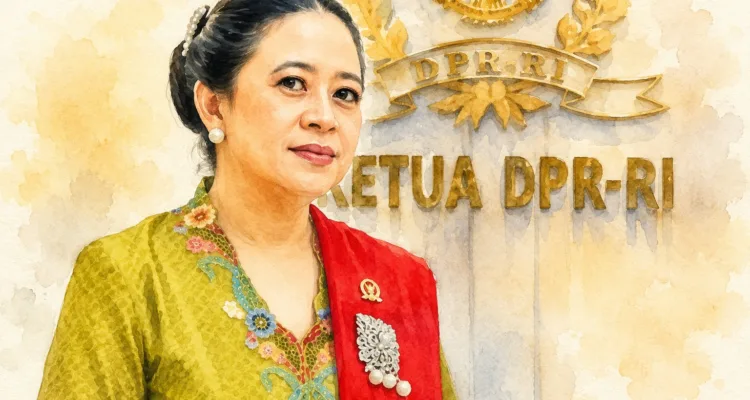 Foto olah digital Ketua DPR RI Puan Maharani.