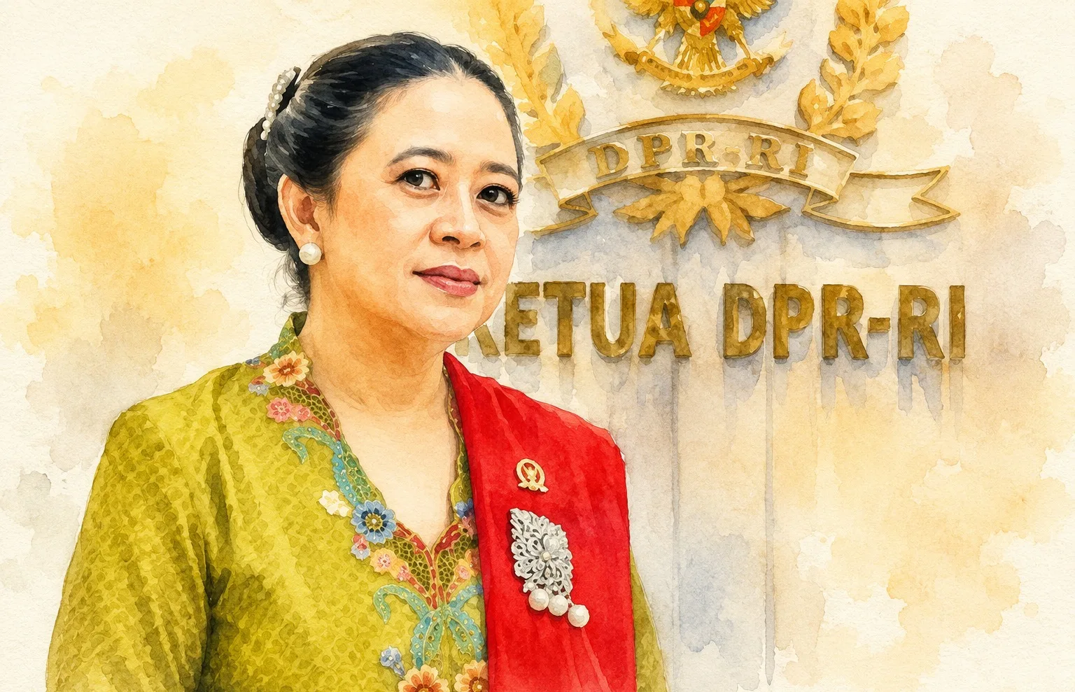 Puan Maharani Foto olah digital Ketua DPR RI Puan Maharani.