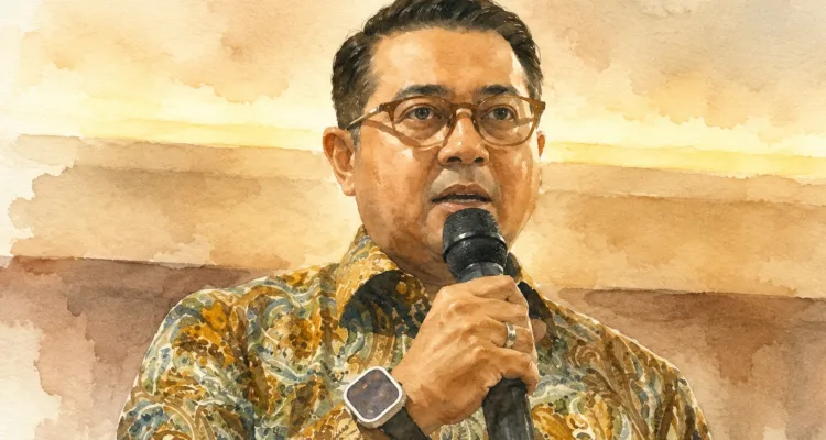 Foto olah digital Menteri Ekonomi Kreatif (Menekraf), Teuku Riefky Harsya.