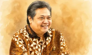 Foto olah digital Menteri Koordinator Bidang Perekonomian, Airlangga Hartarto.