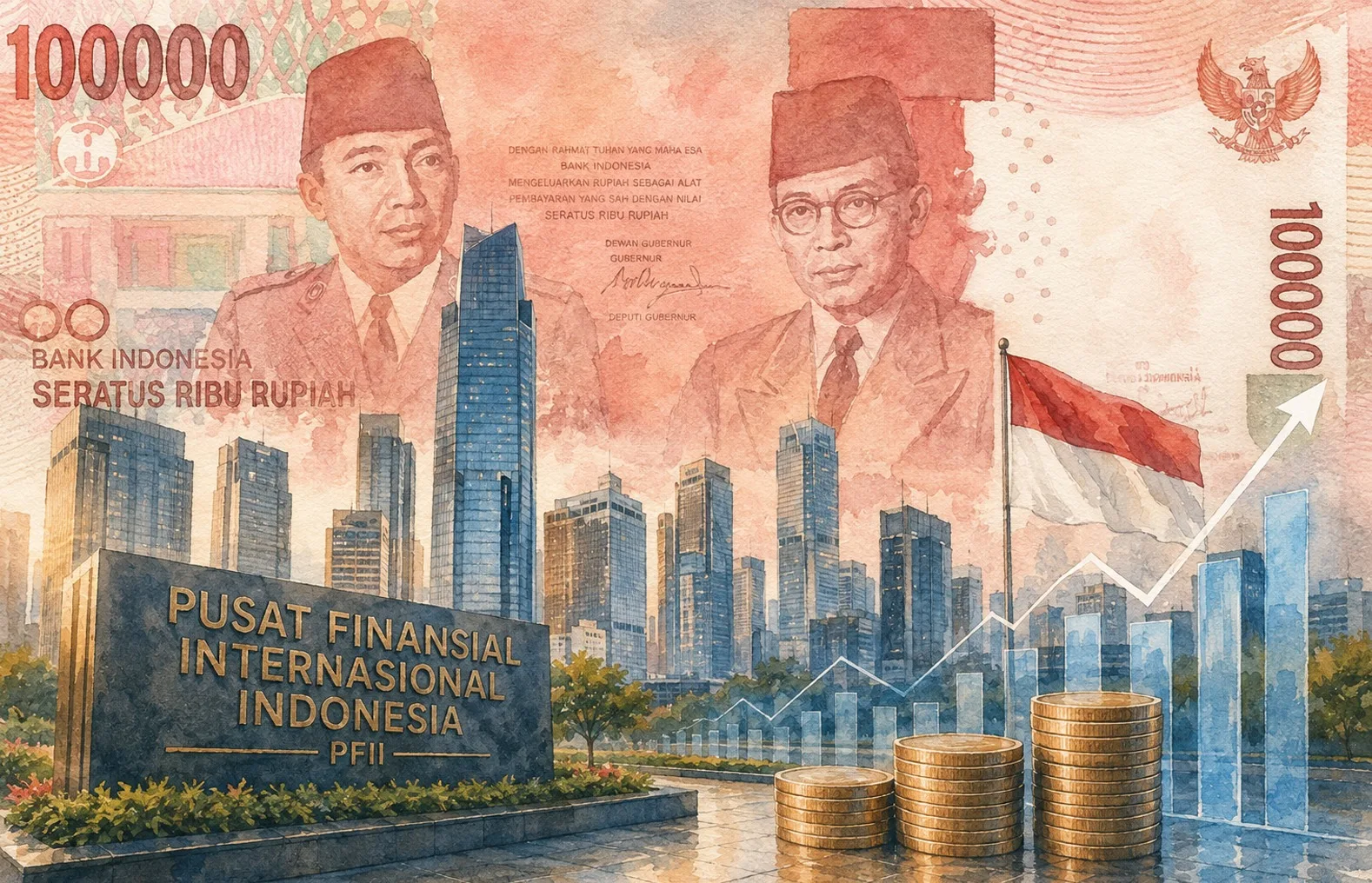 keuangan Ilustrasi olah digital