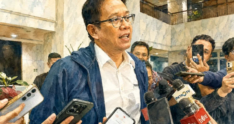Foto olah digital Menteri Keuangan, Purbaya Yudhi Sadewa.