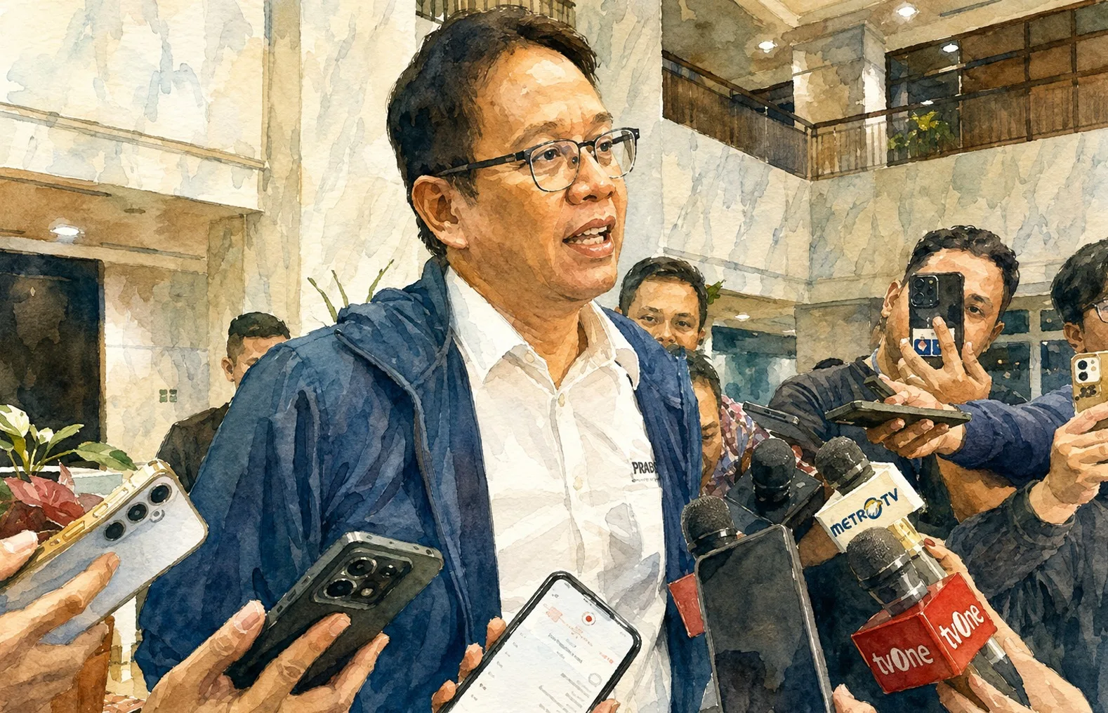 Foto olah digital Menteri Keuangan, Purbaya Yudhi Sadewa.