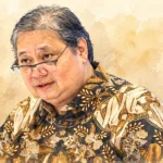 Foto olah digital Menteri Koordinator Bidang Perekonomian, Airlangga Hartarto.