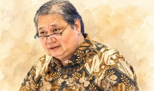 Foto olah digital Menteri Koordinator Bidang Perekonomian, Airlangga Hartarto.