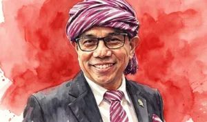 Foto gambar digital Anggota Komisi III DPR RI Hinca Panjaitan.