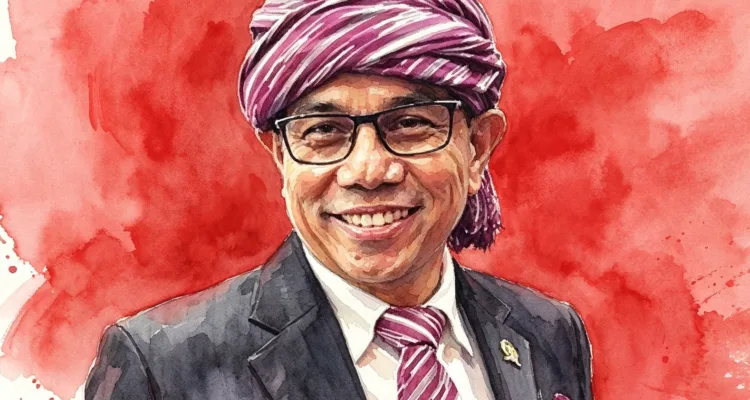 Foto gambar digital Anggota Komisi III DPR RI Hinca Panjaitan.