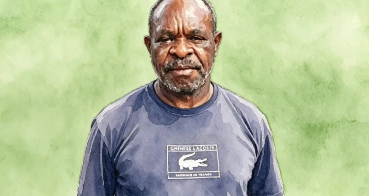 Tokoh Agama Nasrani sekaligus Tokoh Adat Senior Puncak Jaya, Papua Tengah, Kirenius Telenggen.//Foto olah digital