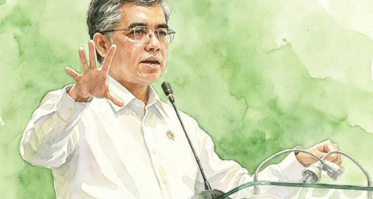 Menteri Ketenagakerjaan Yassierli.//Foto olah digital