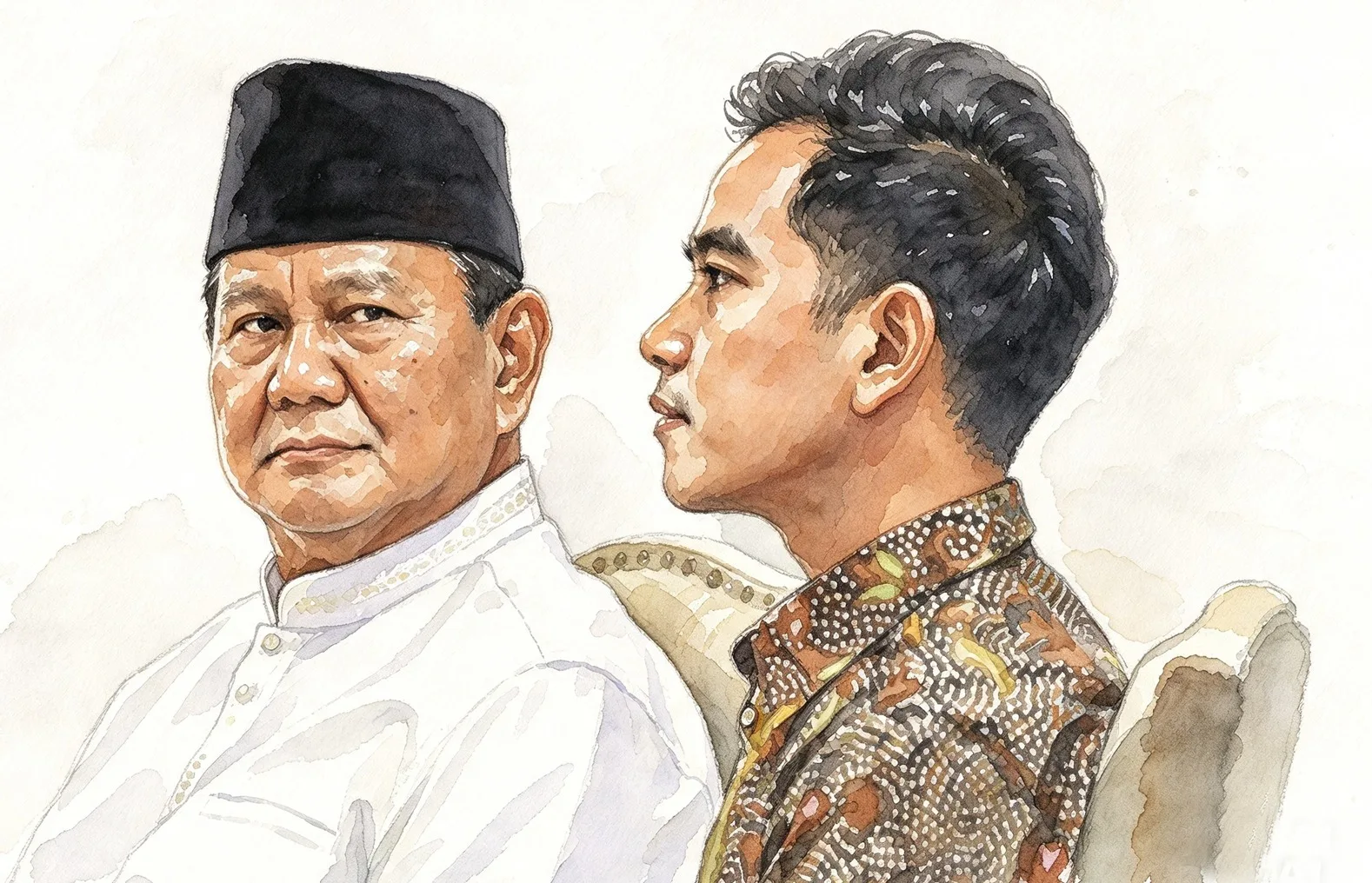 Presiden Prabowo Subianto dan Wakil Presiden Gibran Rakabuming Raka.//Foto gambar digital