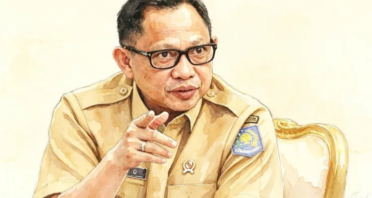 Menteri Dalam Negeri Muhammad Tito Karnavian.//Foto olah digital