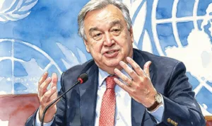Sekretaris Jenderal Perserikatan Bangsa-Bangsa (PBB) António Guterres.//Foto gambar digital