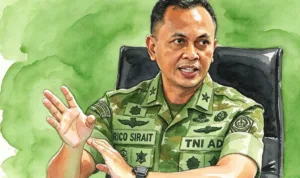 Kepala Biro Informasi Pertahanan Sekretariat Jenderal Kementerian Pertahanan, Brigjen TNI Rico Ricardo.//Foto gambar digital