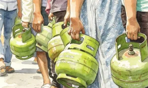 CNG LPG Ilustrasi gambar digital