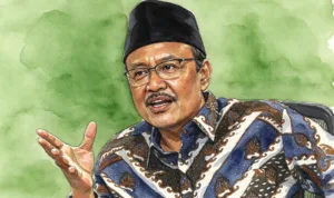 Foto gambar digital Menteri Sosial Saifullah Yusuf.