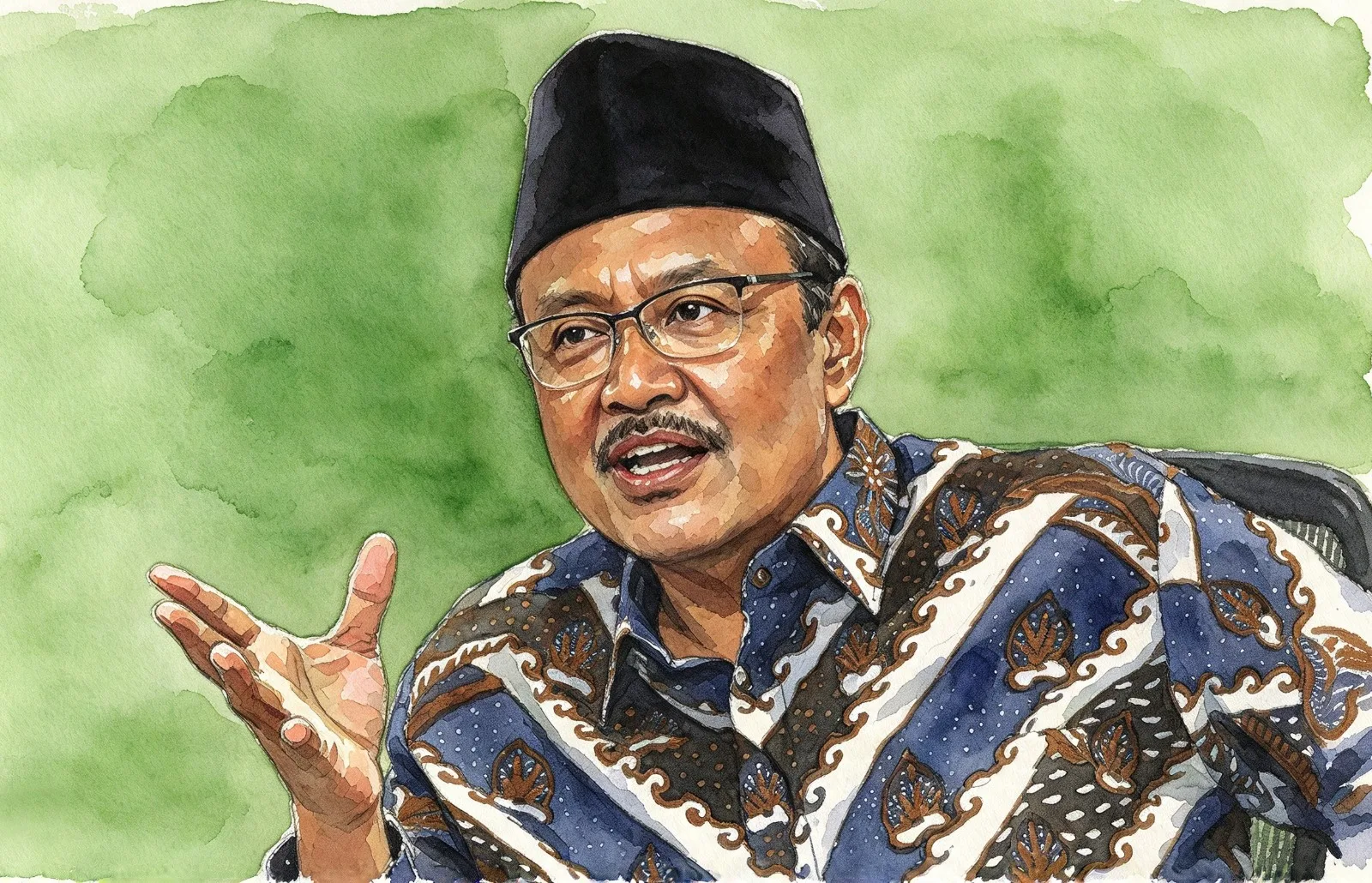 Saifullah Yusuf Foto gambar digital Menteri Sosial Saifullah Yusuf.