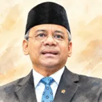 Foto gambar digital Menteri Keuangan Suahasil Nazara.