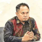 Foto gambar digital Sukron Makmun, Pemerhati Geopolitik Indo-Pasifik.