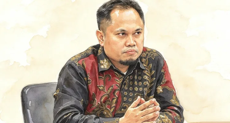 Foto gambar digital Sukron Makmun, Pemerhati Geopolitik Indo-Pasifik.