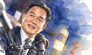 Foto gambar digital Menteri Koordinator Bidang Hukum, HAM, Imigrasi, dan Pemasyarakatan Yusril Ihza Mahendra.