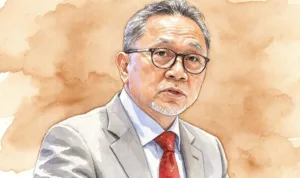 Zulkifli Hasan Foto gambar digital Menteri Koordinator Bidang Pangan Zulkifli Hasan.