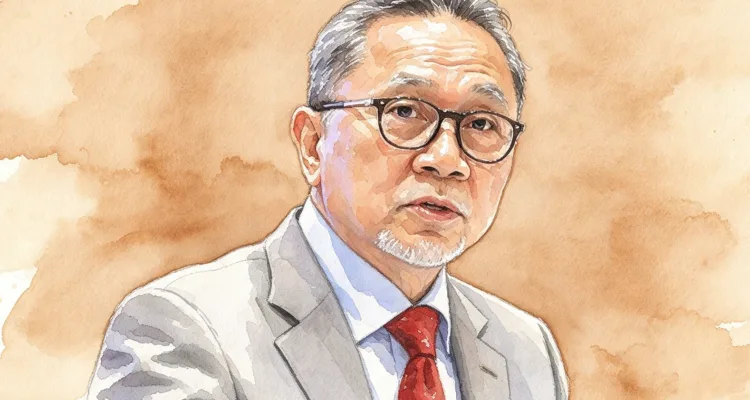Foto gambar digital Menteri Koordinator Bidang Pangan Zulkifli Hasan.