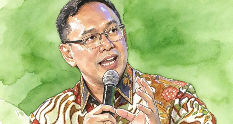 Direktur Utama Perum Bulog Ahmad Rizal.//Foto gambar digital