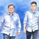 Presiden Prabowo Subianto dan Wakil Presiden Gibran Rakabuming Raka.//Foto gambar digital