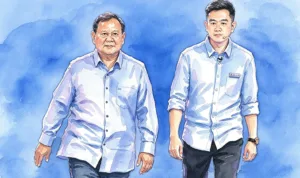 Presiden Prabowo Subianto dan Wakil Presiden Gibran Rakabuming Raka.//Foto gambar digital