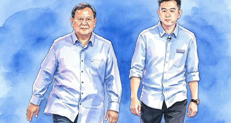 Presiden Prabowo Subianto dan Wakil Presiden Gibran Rakabuming Raka.//Foto gambar digital