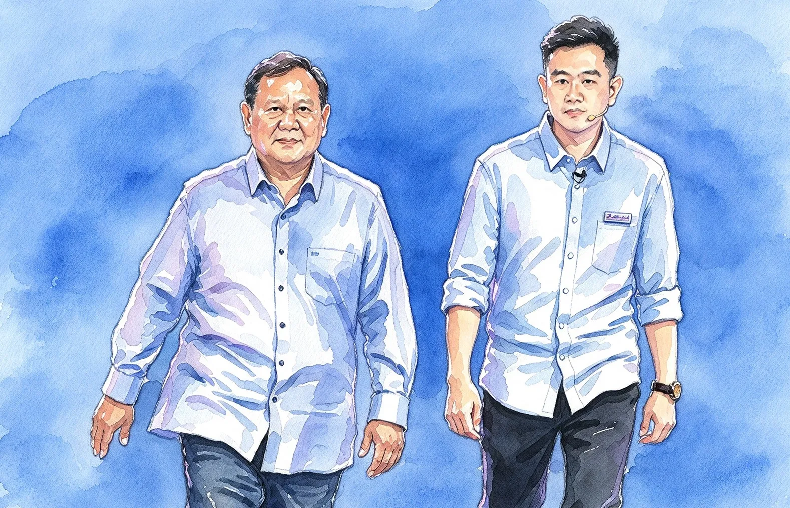 Presiden Prabowo Subianto dan Wakil Presiden Gibran Rakabuming Raka.//Foto gambar digital