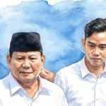 Presiden Prabowo Subianto dan Wapres Gibran Rakabuming Raka.//Foto olah digital