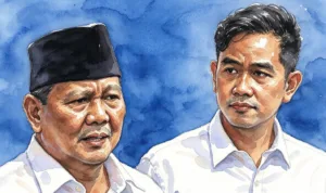 Foto gambar digital Presiden Prabowo Subianto dan Wakil Presiden Gibran Rakabuming Raka.