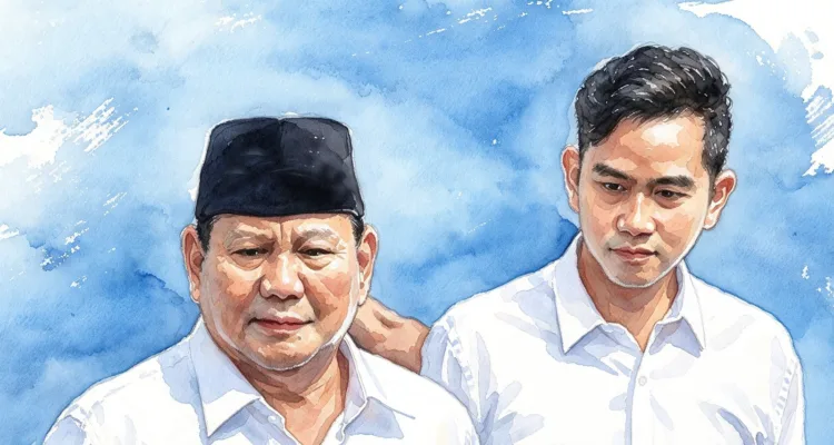 Presiden Prabowo Subianto dan Wapres Gibran Rakabuming Raka.//Foto olah digital