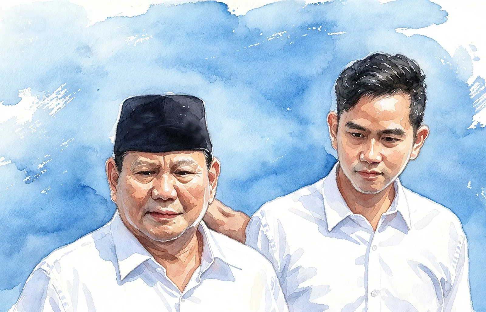 Presiden Prabowo Subianto dan Wapres Gibran Rakabuming Raka.//Foto olah digital
