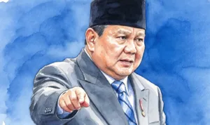 prabowo subianto Foto gambar digital Presiden Prabowo Subianto.