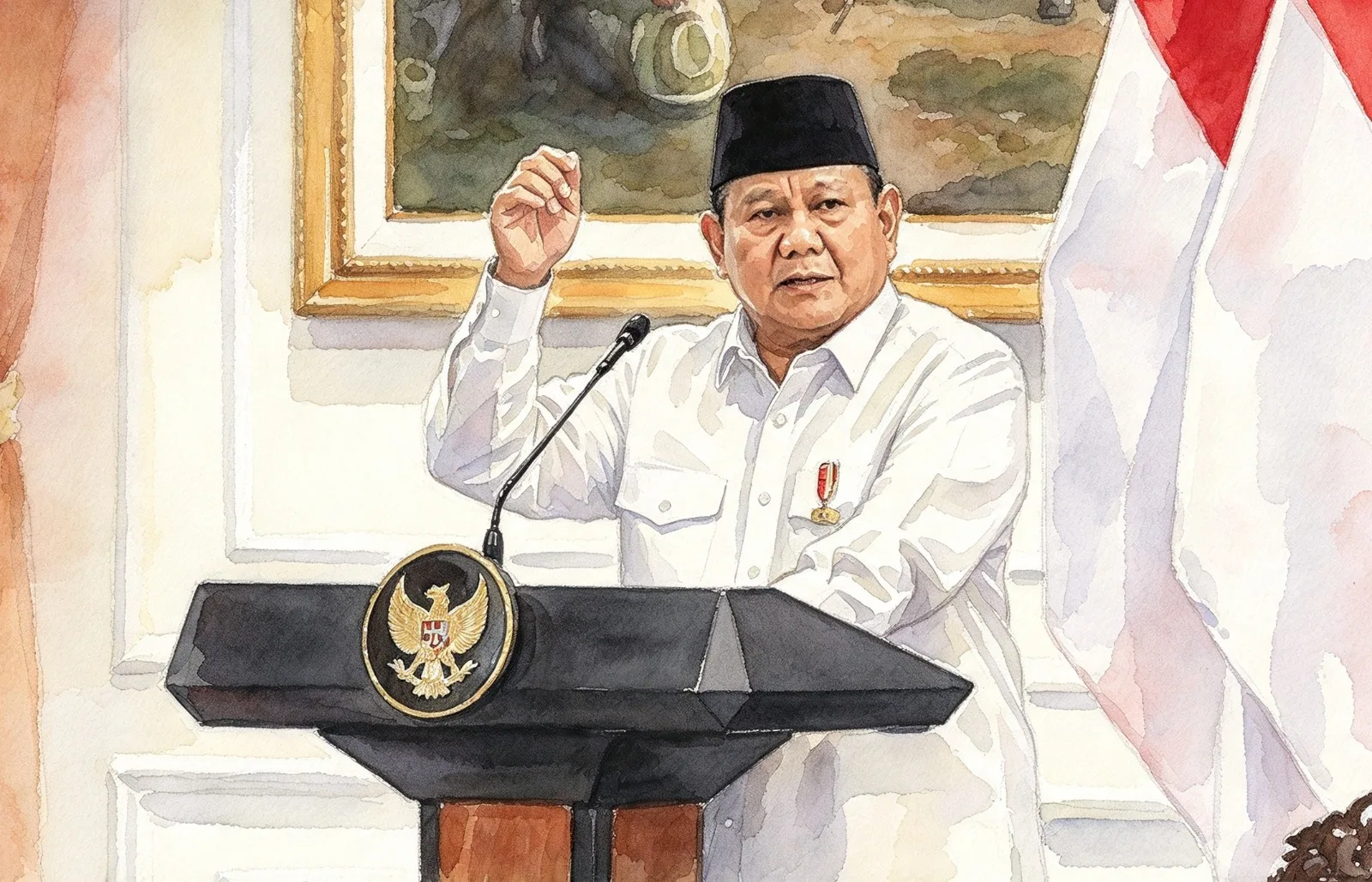 prabowo Presiden Prabowo Subianto.//Foto gambar digital