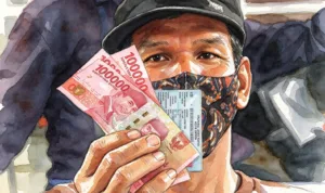 program sosial Ilustrasi gambar digital